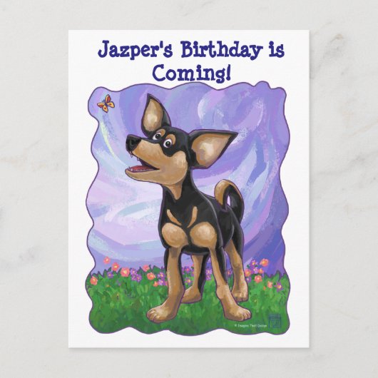 チワワパーティーセンター 案内ポストカード (正面)