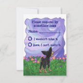 チワワパーティーセンターRSVP 出欠カード (裏面)