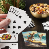 チワワビーチサーフィン絵画ズ トランプ (インサイチュ)