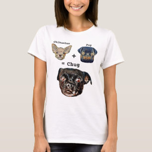 チワワプラスプグイコールズチュグドッグ Tシャツ
