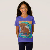 チワワプードルミックスパピー Tシャツ (正面フル)