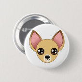 チワワボタン 缶バッジ (正面&裏面)