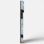 チワワボーンズアンドポーズブルー Case-Mate iPhoneケース (裏面 / 右)