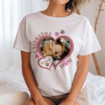 チワワママのオーダーメイド写真Tシャツ