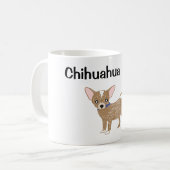チワワマ コーヒーマグカップ (正面左)
