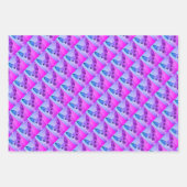 チワワラッピング紙フラットシートセット3 ラッピングペーパーシート (正面)