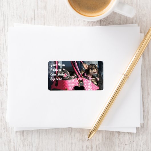 チワワ住所 シール (インサイチュ)