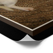 チワワ保の片目オープンポスター ポスター (角)