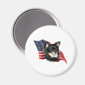 チワワ国旗 マグネット (正面/裏面)