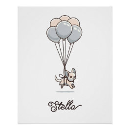 チワワ子供部屋ポスター ポスター