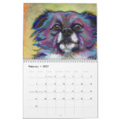 チワワ小さい犬2011のカレンダーの芸術の絵画 カレンダー (2月 2027)