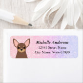 チワワ差出人住所ラベル ラベル (インサイチュ)