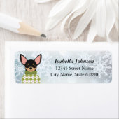 チワワ差出人住所ラベル ラベル (インサイチュ)