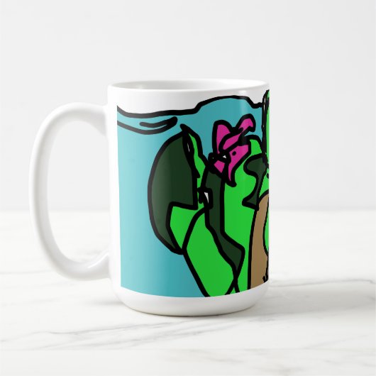チワワ愛好家 コーヒーマグカップ (左)