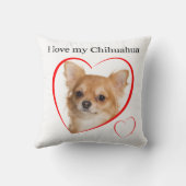 チワワ愛枕#1 クッション (裏面)