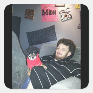 チワワ愛 スクエアシール