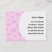 チワワ愛(滑らかなコート) 名刺 (裏面)