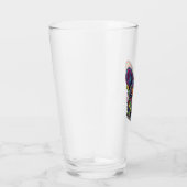 チワワ抽象芸術絵画ズカラーカワイドッグ タンブラーグラス (右)