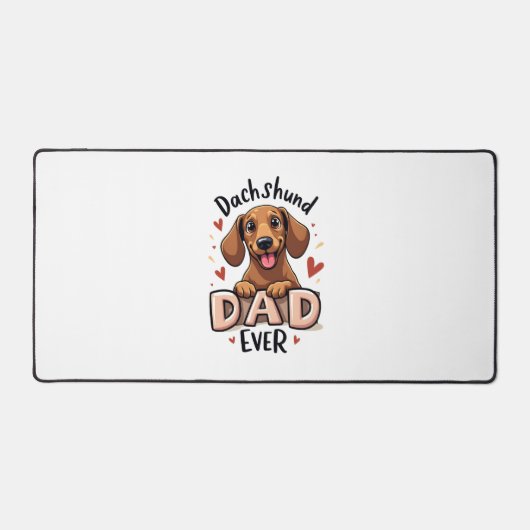 チワワ抽象芸術絵画ズカラーカワイドッグ デスクマット (正面)