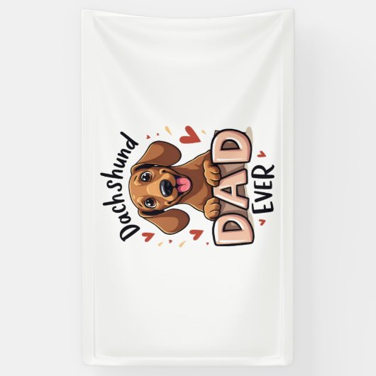 チワワ抽象芸術絵画ズカラーカワイドッグ 横断幕 (縦)