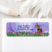 チワワ文房具 ラベル (インサイチュ)