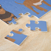 チワワ楽しい犬種 ジグソーパズル (側面)