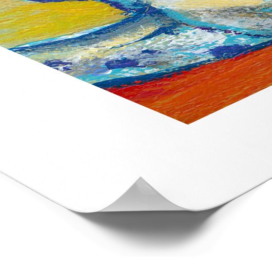 チワワ犬のアート – 愛らしいおもしろいポートレート絵画ズ ポスター (角)