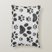 チワワ犬のイラストレーションのスケッチ アクセントクッション (裏面(縦))