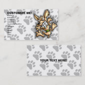 チワワ犬の名刺はしがみつきます 名刺 (正面/裏面)