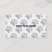 チワワ犬の名刺はしがみつきます 名刺 (裏面)