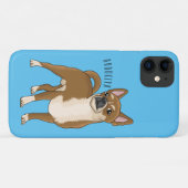 チワワ犬の漫画イラストレーション Case-Mate iPhoneケース (裏面(横))