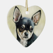 チワワ犬の芸術のオーナメント セラミックオーナメント (右)