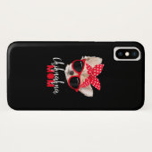 チワワ犬ママサングラスかわいい犬の贈り物 Case-Mate iPhoneケース (裏面(横))