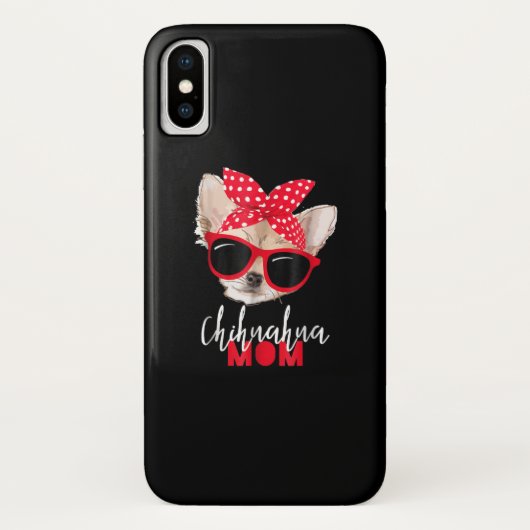 チワワ犬ママサングラスかわいい犬の贈り物 Case-Mate iPhoneケース (裏面)