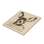 チワワ犬私の日光 タイル (側面)