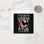 チワワ犬 ノートカード (正面/裏面インサイチュ)