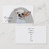 チワワ犬 名刺 (正面/裏面)