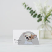 チワワ犬 名刺 (スタンド正面)