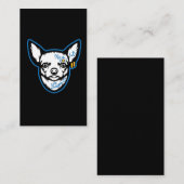 チワワ犬-小犬の恋人のための入れ墨された小さい犬 名刺 (正面/裏面)