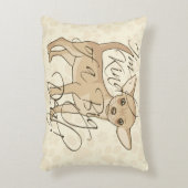 チワワ私はちょっと大事です アクセントクッション (正面(垂直))