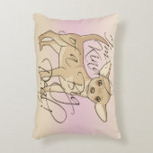 チワワ私はちょっと大事のグラフィック・デザインです アクセントクッション (正面(垂直))