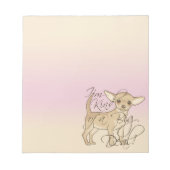 チワワ私は大きなディールのグラフィックデザインの一種 ノートパッド (正面)