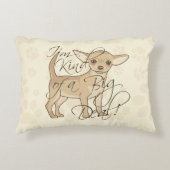 チワワ私は大きな取引の一種である アクセントクッション (正面)