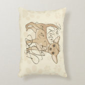 チワワ私は大きな取引の一種である アクセントクッション (正面(垂直))