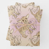 チワワ私は大きな取引の一種である ラッピングペーパーシート (インサイチュ)