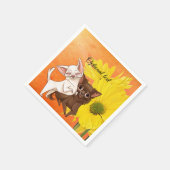 チワワ紙パーティーナプキンス スタンダードカクテルナプキン (角)