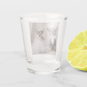 チワワ結婚ス ショットグラス (裏面)