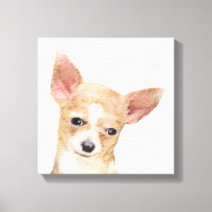 チワワ絵画ズ – かわいいオリジナルドッグアート キャンバスプリント