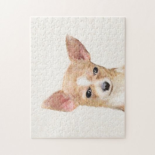 チワワ絵画ズ – かわいいオリジナルドッグアート ジグソーパズル (縦)
