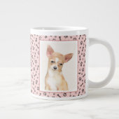 チワワ絵画ズ – かわいいオリジナルドッグアート ジャンボコーヒーマグカップ (右)